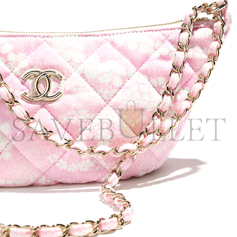 CHANEL LARGE HOBO BAG PRINTED DENIM AS5431 (29*15.5*7.5cm) CHANEL LARGE HOBO BAG PRINTED DENIM AS5431 (29*15.5*7.5cm)